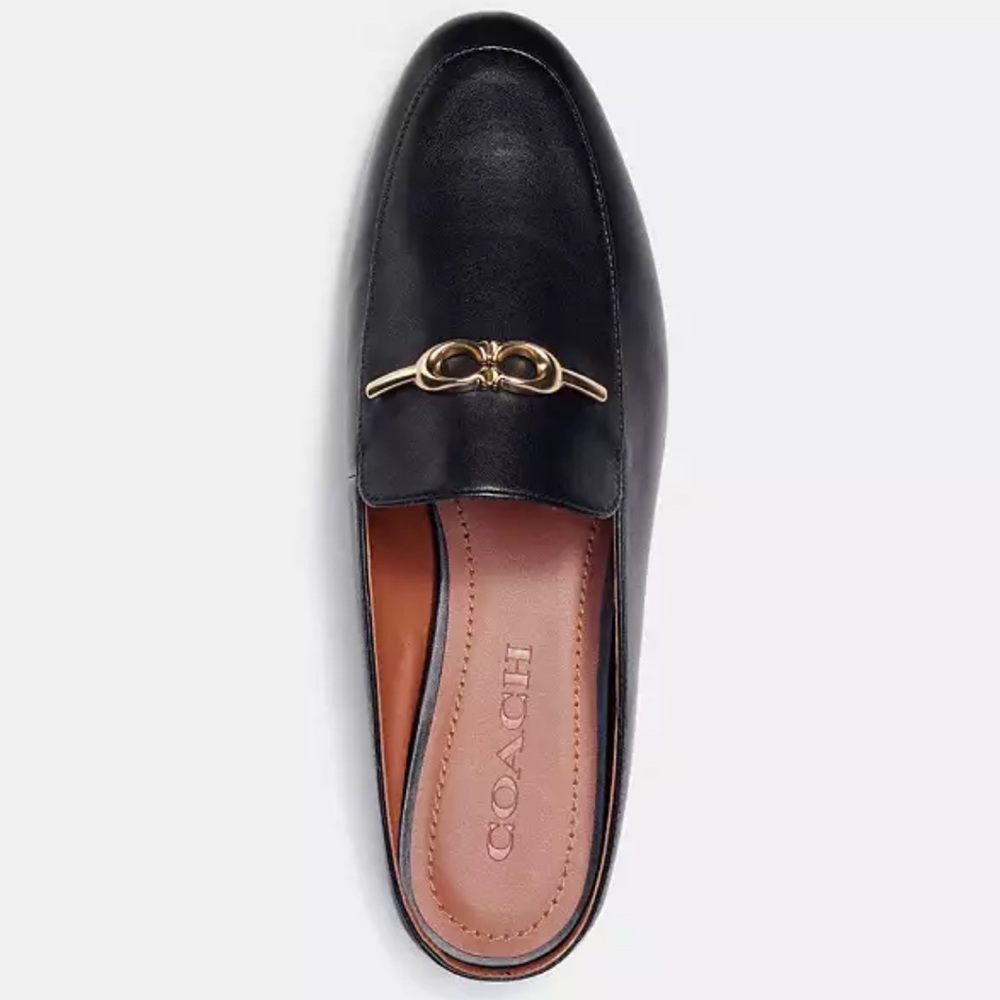 NWT Coach Sienna Slide Black Size 9.5